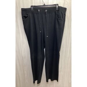 L ACTIVE Women's (Size 18/20) Pull On Sweat Pants‎ Pockets Drawstring Stretch